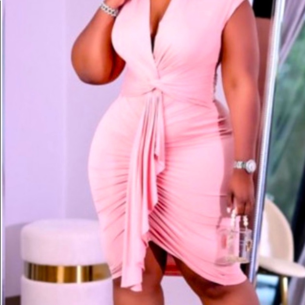Pink formal dress